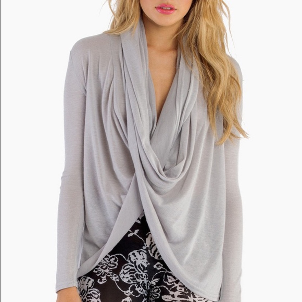 Tobi Front Twist Sweater